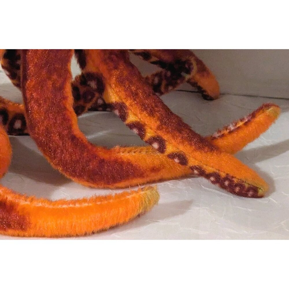 National Geographic Octopus Plush Realistic Orange Stuffed Animal Ocean Sea 11" - Picture 11 of 16